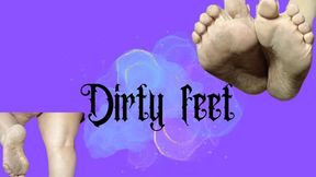 dirty feet