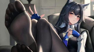 You only deserve Feet (Femdom Stocking Feet Quickshot Humilliation)