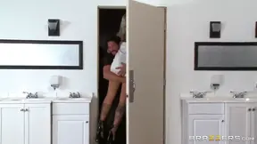 Hot - Britney Shannon get double stuffed by security