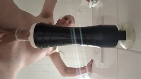 Fucking flashlite with condom