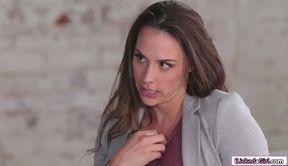Intriguing Redhead Sales Agent Gets a Surprise from a Bold Customer
