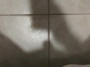 Daddy Dick Pissing In Water Bottle Playing With My Cock On Bed Edge