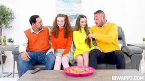 Marina Vaylor And Serena Hill - Ill Make Your Stepdaddy Cum First