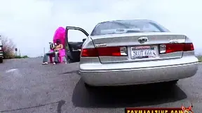 Tied-Up Samantha Roxx Gets Double Fucked Roughly By Two Studs