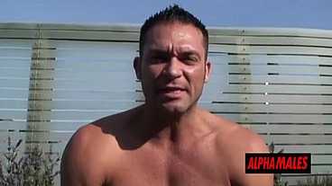 Alphamales - Wank summer for muscle gay daddy