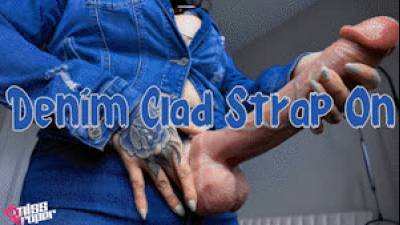 Denim Clad Strap On: POV Taboo Fantasy Pegging Encouragement Ft Miss Roper