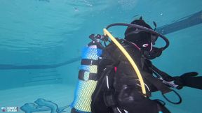 Underwater Domination in Full Scuba Gear