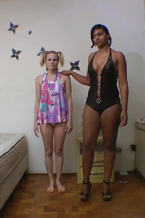 Feet Domination by Gigantic Bruna and Loira