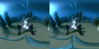 Wuthering Waves Carlotta and Zani tentacled underwater VR