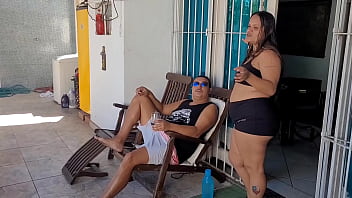 Fada Mel espera eu ir malhar e fode com meu marido sem camisinha e deu at&eacute_ o c&uacute_ pra ele