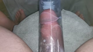 1 million views | Extreme penis pump get my dick real thick and puffy . Handjob and cum. |Horsengine