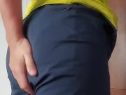 Man Farting in short. Fart fetish