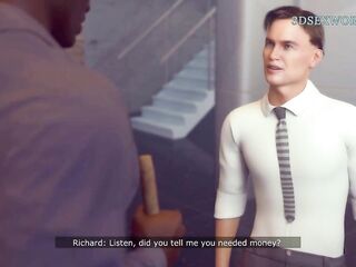 Large Booty Wife Takes the BBC Salesman for a Wild Ride (CG Animation)