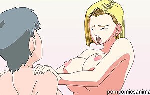 Dragon ball z xxx porn parody - android 18 animation demo (hard sex) ( anime