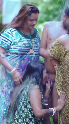 Thrilling moment from &quot;Three Horny Bhabhi Fucked By an Indian Dudhwala when their husband not at home ( Full Hindi Movie )&quot;