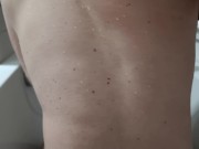 Dutch Amateur Donny Fucks Himself with a Massive Zucchini in the Bathtub – Deep Insertion, Dirty Sol