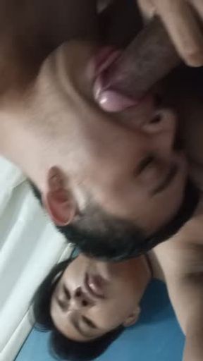 Que rico ver como se traga mi polla
