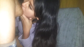 Amatør stor rumpe Latina får sin stramme fitte knullet i POV før en ekkel anal creampie