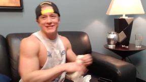 American Model Truman Jerks His Dick