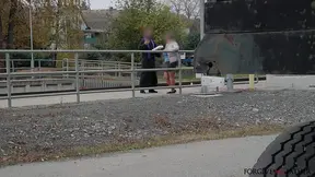 Blonde MILF gives sinful blowjob and rides cock hard