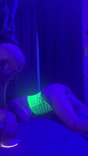 Sneaking Slut Takes Huge Cock