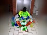 Soccer Gunge Pup making a (colourful) mess (w/ happy ending)