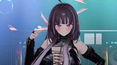 Hentai MMD Up & Down | Elf VTuber Outfit Change Until Nude