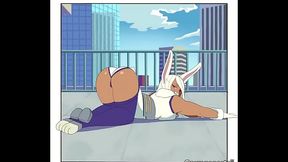 Mirko Stretches &amp_ Teases by zeromomentai