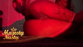 ebony opens tight ass