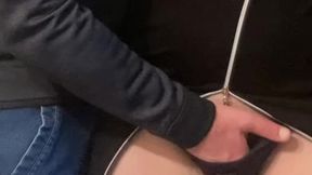 Wow! Dirty Stranger Fingers Rubbing My Pussy in the Subway