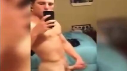 College student shows off for his GF