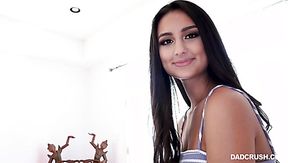 Palatable dark haired Eliza Ibarra shows off nice cock sucking skills