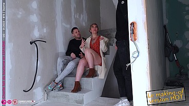 Touriste francaise baisée par 2 gars sur un chantier en espagne - BTS