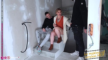 Touriste francaise baisée par 2 gars sur un chantier en espagne - BTS