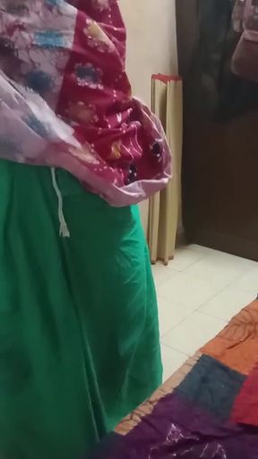 Tamil Woman Pretends to Take off Her Clothes in Front of Her Husband
