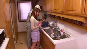 Akari Hoshino Licks Ass & Balls Before Deepthroat Blowjob Session