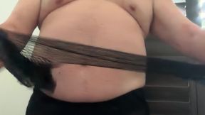 Stripping off Stepmom's Lingerie
