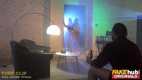 Three hot babes enjoy a wild threesome together