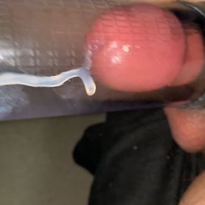 Small Penis Cumming In A Pump Cylinder