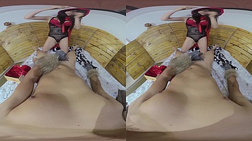 Caperucita roja POV footjob VIDEO VR (Tatiana morales)