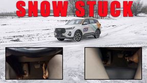 Irina Cherry Tiggo winter adventure stuck in the snow 1080 full video 32 min c