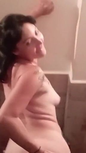 Perverted Stepdaddy with Hard Cock in My Bed