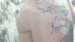 BBW goddess will turn you into a toilet with long, smelly farts