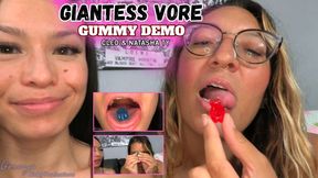 Giantess Vore POV: Natasha & Cleo's Gummy Demo 1080 HD