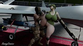 US Military Base invaded - Reaper Drone silo used as Trans porn studio - sassycomics