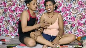 Hot horny and sexy desi couple fuck hard at home