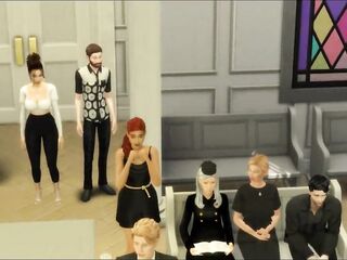 Ebony drilled in church for easter sunday