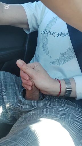 We go on vacation and warm up in the car