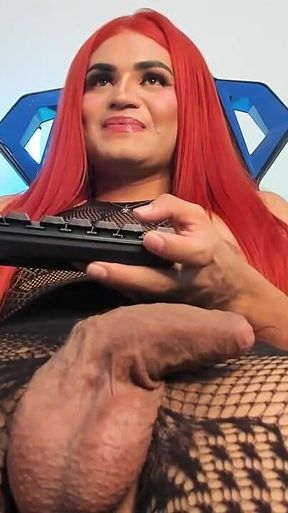 Bella Has Fun Talking to Her Friends Online
