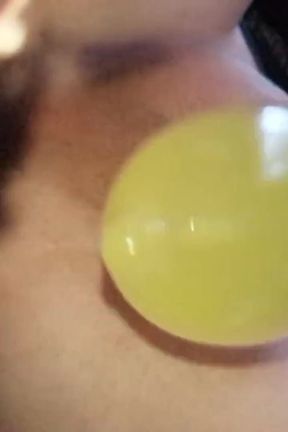 Filling Condom with Piss Like Balloon